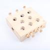 Cat Toy Interactive Mole Fighting Solid Wood Toy Indoor Cat Kitten Mouse Catching Game
