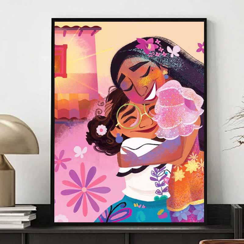 Disney 5D DIY Алмазная живопись Мирабель и Изабелла обнимаются Иллюстрация в Полном Волшебном Доме Вышитая Мозаика Вышивка крестом Домашний Декор Подарок Поделка