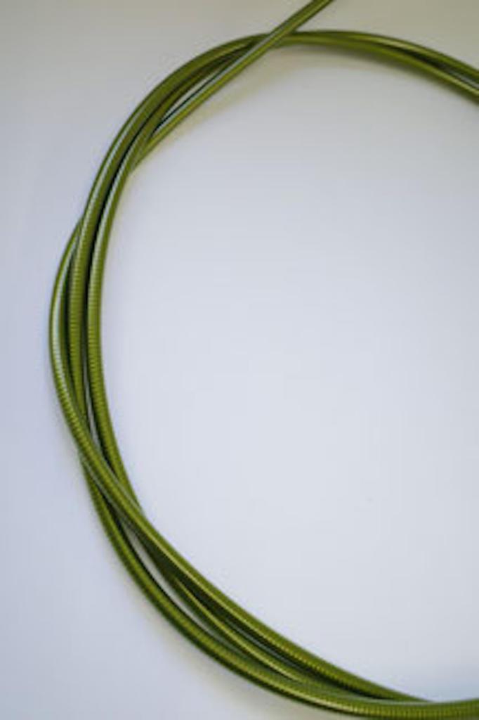 NISSEN CABLE NI256 5mm Stainless Steel Brake Military 25m Roll CO., LTD. Outer, Green,