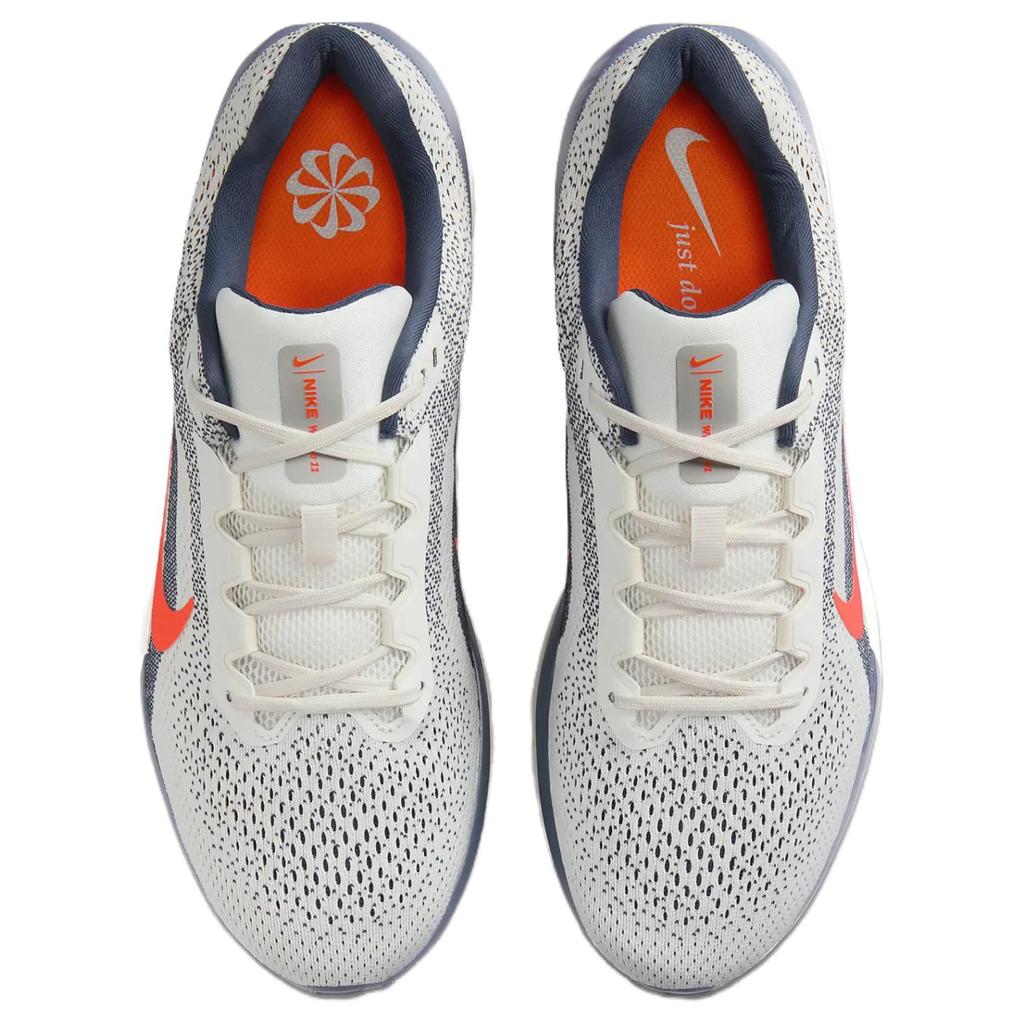 Nike Мужские кроссовки Air Winflo 11 Sail Total Orange Cream Thunder-Blue Light-Iron-Ore FJ9509-103