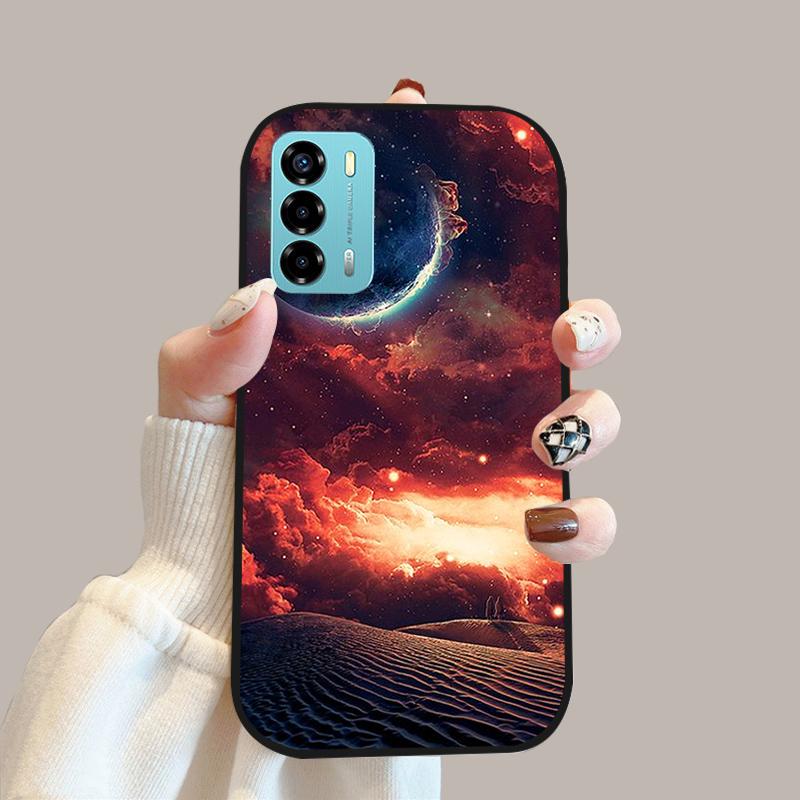 Для ZTE Blade V40 Vita Модный Чехол 8045 Мягкая Силиконовая Задняя Крышка Для ZTE Blade A72 Чехол A 72 4G Телефон Защитный Fundas Para