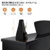 Rhymo Mechanical Metronome for Time Adjustable Winding High Recommended by Music for Instrument Black Piano/Guitar/Violin, 40-208 BPM, 4/4/4/6/8