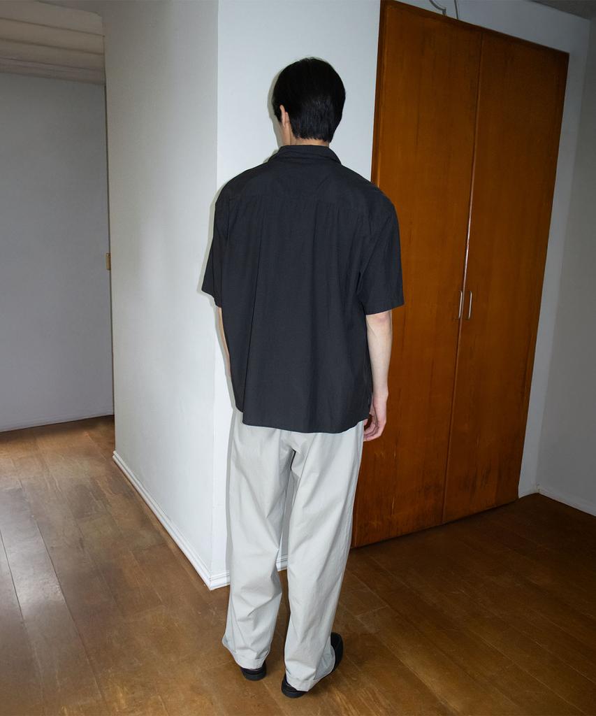 BLANKROOM Nilo Half Shirt_Washed Black