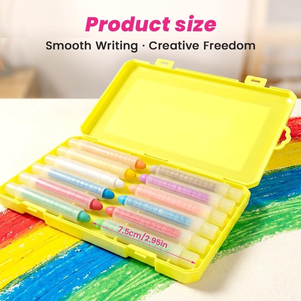 Sticks Washable Chalk Plastics Holder Art Chalk New Chalkboard Chalk Writing Supplies