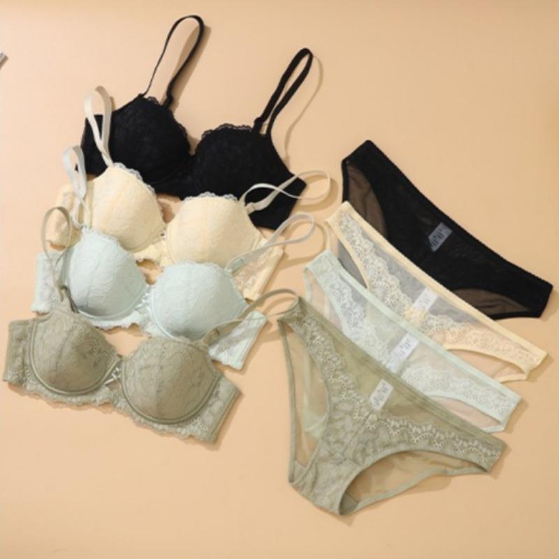 Сексуальный кружевной костюм-полукубок для маленькой груди, нижнее белье с неопустошающей чашкой для женщин, собирающий бюстгальтер против провисания