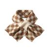 100% Cashmere Plaid Knit Neck Gaiter & Scarf - Soft & Warm