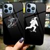 Чехол с изображением астронавта из закаленного стекла для Iphone 14 13 11 12 Pro Max Mini Xs Xr X 7 8 6s Plus Se 2022, защитный чехол Carcasa