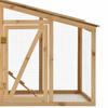 Chicken Coop Solid Pine Wood 178 x 67 x 92 cm
