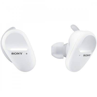 Sony Полностью беспроводные наушники с шумоподавлением WF-SP800N: Совместимость с Bluetooth, раздельный тип для левого и правого наушников, водонепроницаемость, режим 2020 года