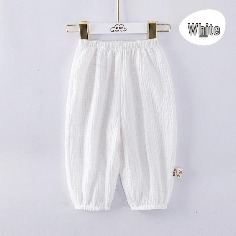 Детские хлопковые шорты-блумеры для мальчиков и девочек - Легкие брюки от комаров для весны, лета и осени