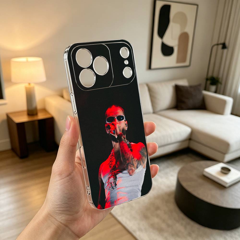 S-Singer M-MORA Phone Case Transparent Silicone Soft For iPhone 17 16 15 14 13 12 11 Mini Pro Max Plus