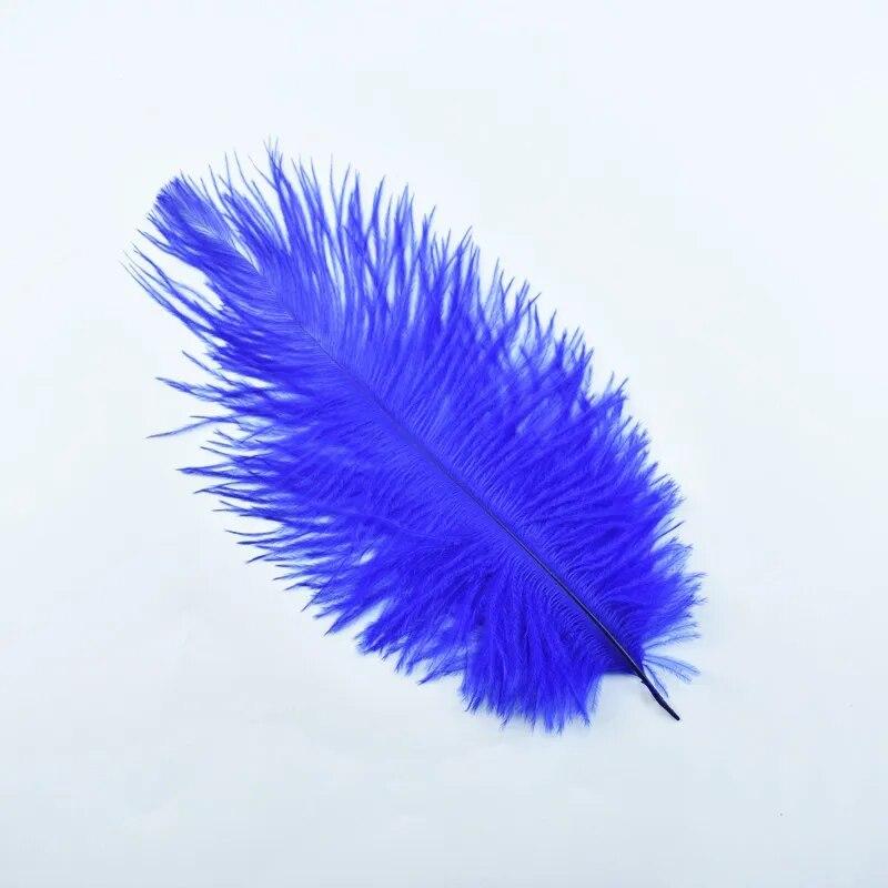 20 шт./лот, цветные страусиные перья для украшения, 15-40 см, белые перья для поделок, декор из перьев, рукоделие, свадебные аксессуары