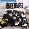 Halloween Jack 3pcs K-pop music group Bedding set,Ideal for Bedroom, Dormitory,Including Duvet Cover And 2pcs Pillowcases,Fan gifts