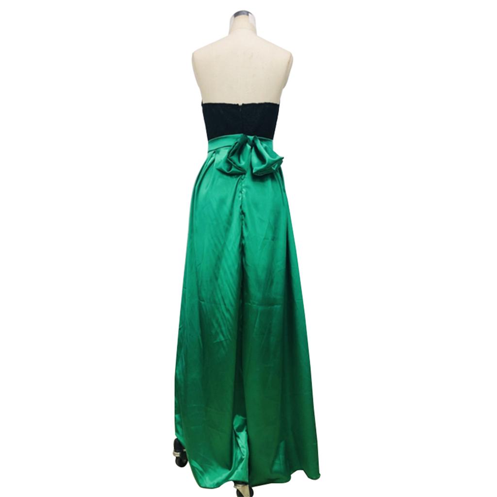 Women Strapless Off Shoulder Sleeveless Bridal Bride Bridesmaids Host Wedding Long Dress Party Maxi Gown