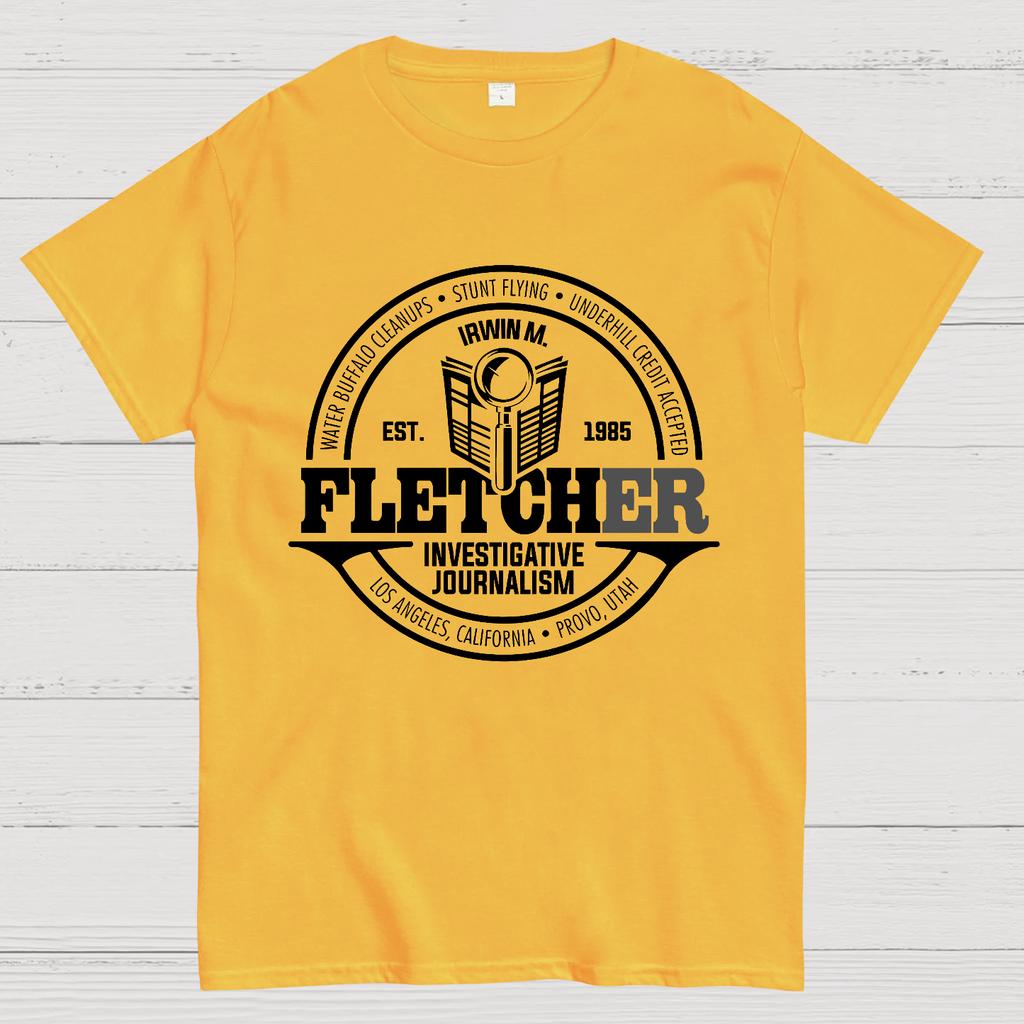 Fletch Investigations Cotton Summer Casual Cool Loose T-Shirt