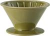 Керамическая посуда Nishikai Hasami [Essence] es Dripper Oribe Glaze, диаметр 12 x 7,5 см