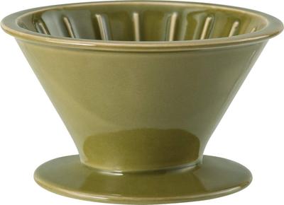 Керамическая посуда Nishikai Hasami [Essence] es Dripper Oribe Glaze, диаметр 12 x 7,5 см