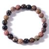 Ximang Handmade Multicolor Gemstone Beaded Bracelets Fashion Stretch Bangles for Women and Men Gorgeous Stone Jewelry