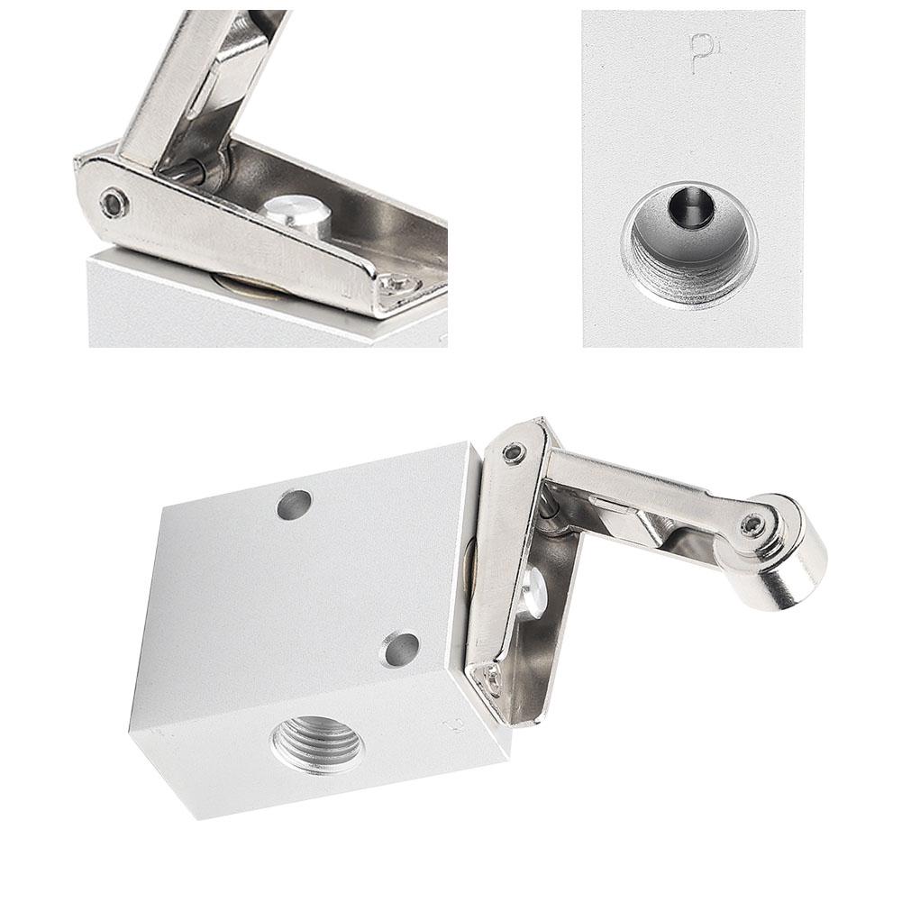 PT 1 4 Thread Roller Type Mechanical Pneumatic Valve 2 Position 3 Way