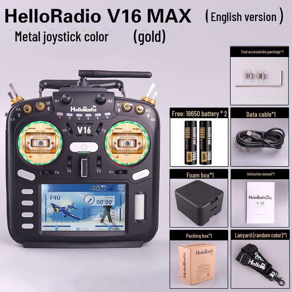 ПриветРадио V16 MAX: Открытый исходный код многопротокольного пульта дистанционного управления с металлическим джойстиком и высокочастотным EdgeTX для дронов