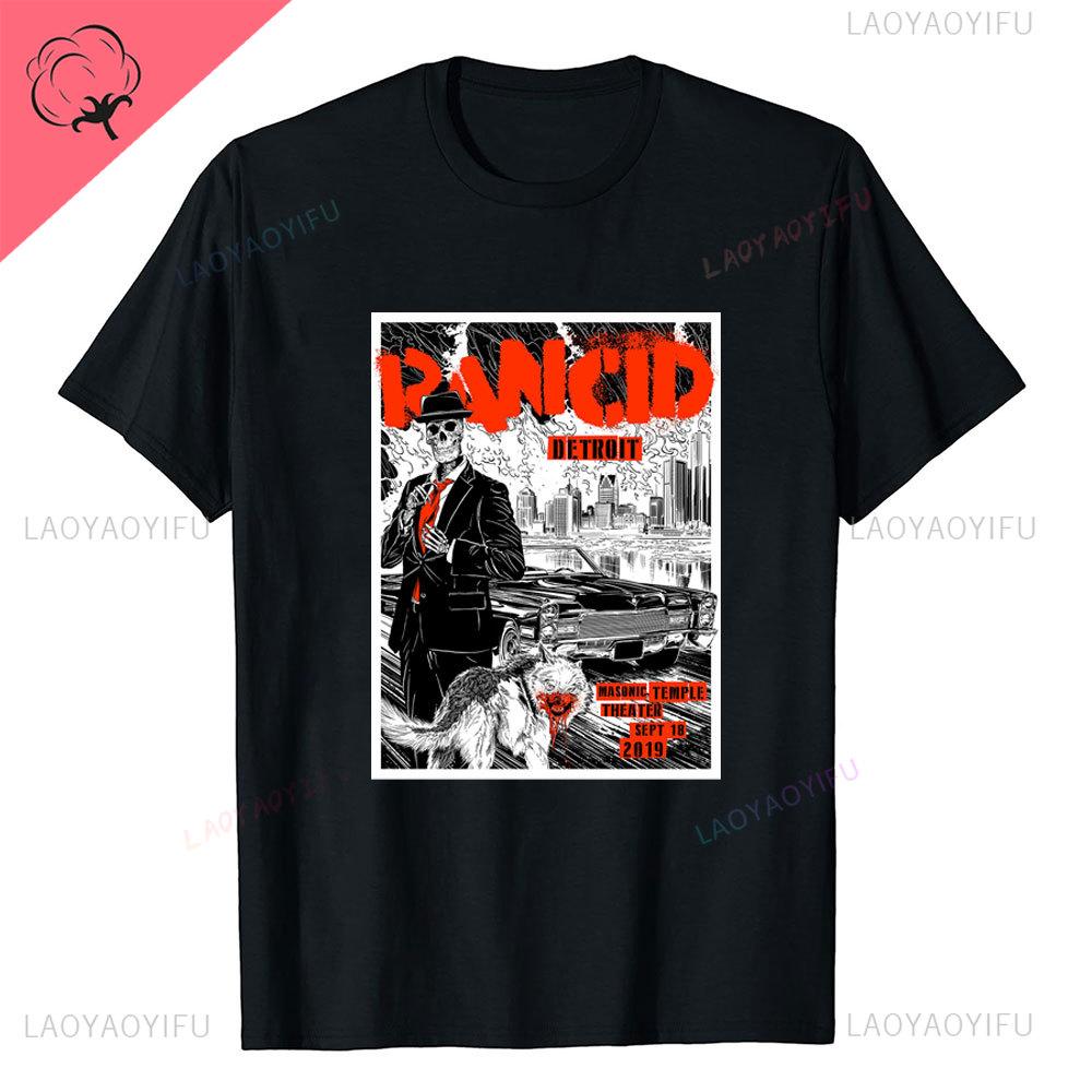 Футболка с коротким рукавом Rancid Band для мужчин, летняя, американский стиль, принт, крутая, чистая, полурукава, модная, с принтом, топ
