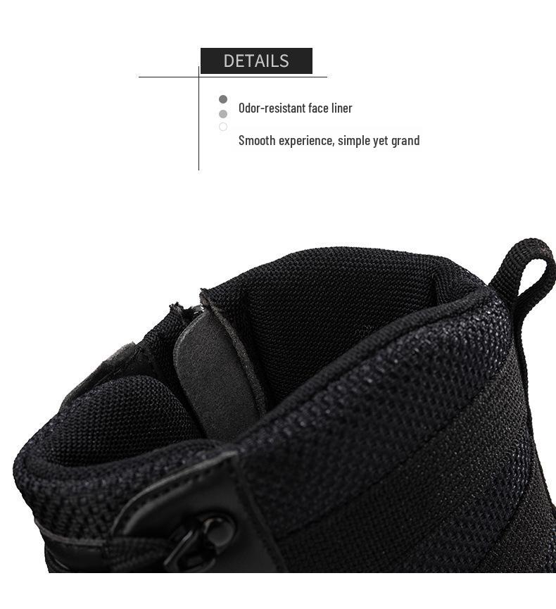 Мужские тактические высокие берцы на боковой молнии для спецназа и внедорожного использования.