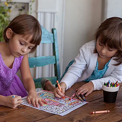 Мелки Crayola 64 цвета с точилкой, смываемые водой, оригинальный продукт, 523287