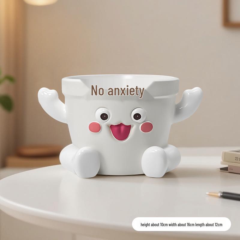 2025 Rich Flower Cartoon Pen Holder: Cute and Creative Desktop Storage Ornament