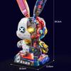 1377 шт. Серия Creative Панк Механический Кролик Детские Игрушки-Конструкторы без коробки
