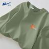 Warrior Мужская хлопковая футболка с графическим принтом, свободный крой
