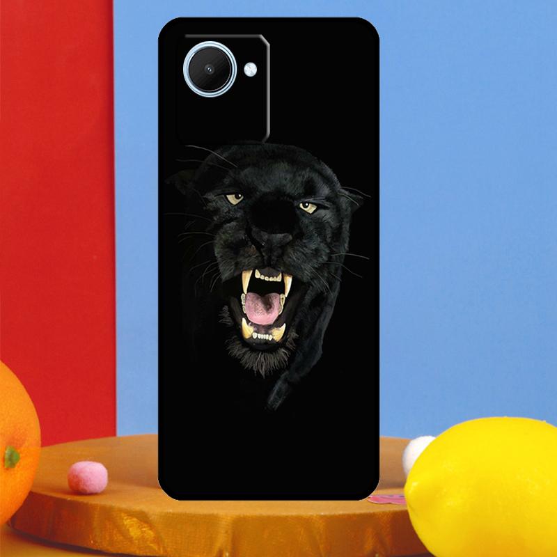 Животное Пантера Для Realme C55 C53 C67 C51 C35 C33 C31 C30 C25s C21Y GT Neo 6 5 9 10 11 12 Pro Plus Чехол