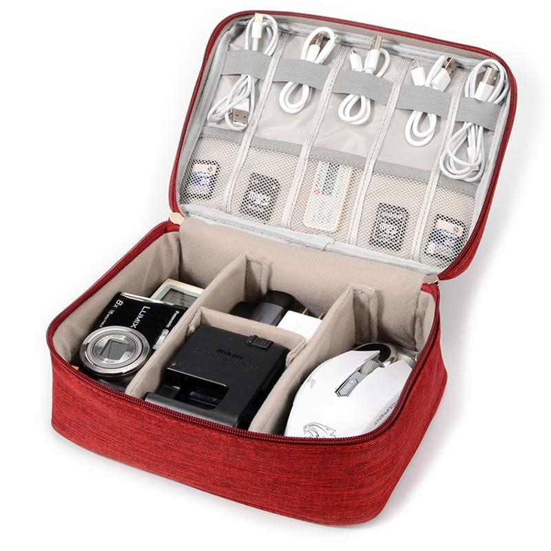 1 шт. Проводная сумка для хранения, зарядное устройство, электронный блокнот, дорожная сумка для цифровых гаджетов, жесткий диск, косметический набор
