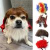 Pet Wigs Cosplay Props Funny Dogs Cats Cross-Dressing Hair Hat Costumes Head Accessories for Halloowen Christmas Pets Supplies