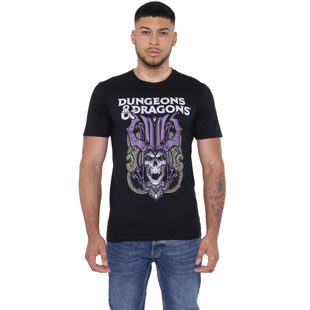 Dungeons & Dragons Mens Demi Lich Skull T-Shirt