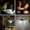 Portable Flexible and Easy To Clip Night Reading USB Charging 3-color Warm and Cool White Fluorescent Book Light, Practical