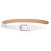 Punk Y2K Wide Belt Jeans Decor PU Leather Waistbands Fashion Rhinestone Waist Belt  Ladies