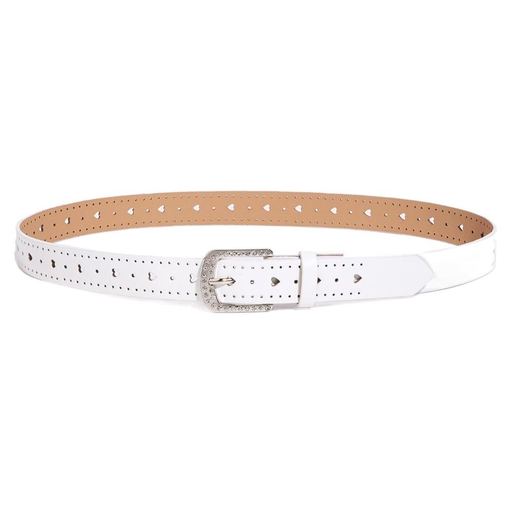 Punk Y2K Wide Belt Jeans Decor PU Leather Waistbands Fashion Rhinestone Waist Belt  Ladies