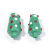 2pcs/lot Christmas Series Lampwork Beads Cute Santa Claus Snowman Xmas Tree Loose Glass Beads For DIY Jewelry Making Accessories