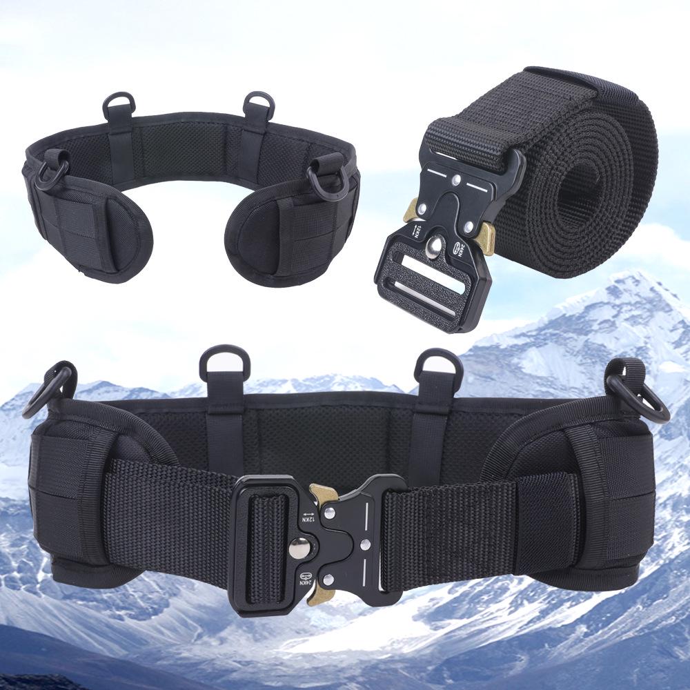 Тактический военный пояс Molle — быстросъемный, многофункциональный поясной уплотнитель из сплава для обеспечения безопасности и тренировок CS.