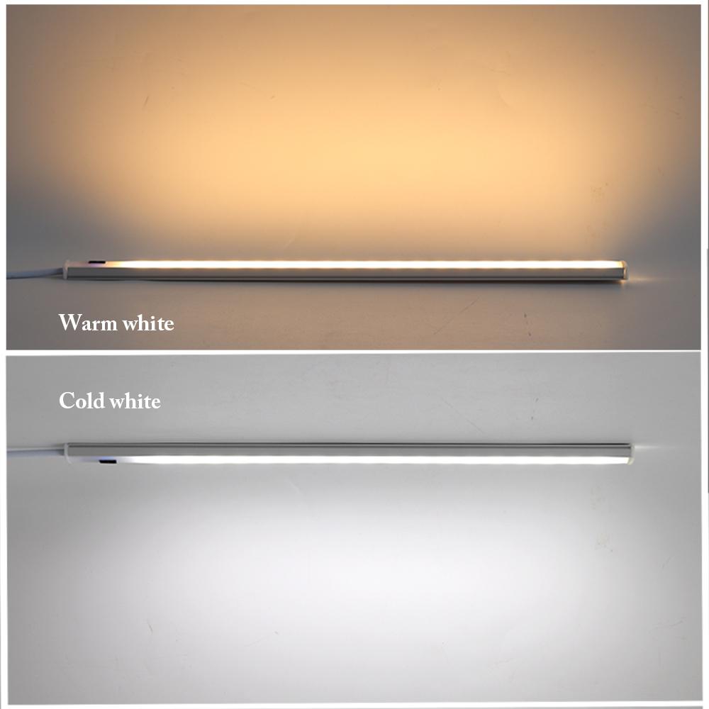 50CM /40CM /30CM LED Bar Light 12V Hand Waving Sensor Lamp Indoor Rigid Strip Under Cabinet Kitchen Lighting