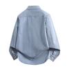 Men S Loose Long Sleeve Denim Shirt Casual Spring Autumn