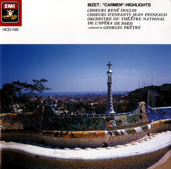 CD GEORGES BIZET Carmen Highlights HCD1181 EMI Japan Classical Used