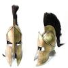 Antique Brown Medieval Armour King LEONIDAS GREEK SPARTAN 300 Roman Helmet