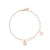 14K Gold Bracelet H Coin Mix