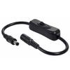 30cm Male to Female 5.5x2.5/5.5x2.1mm Plug DC Power Adapter Cable Extension Cord