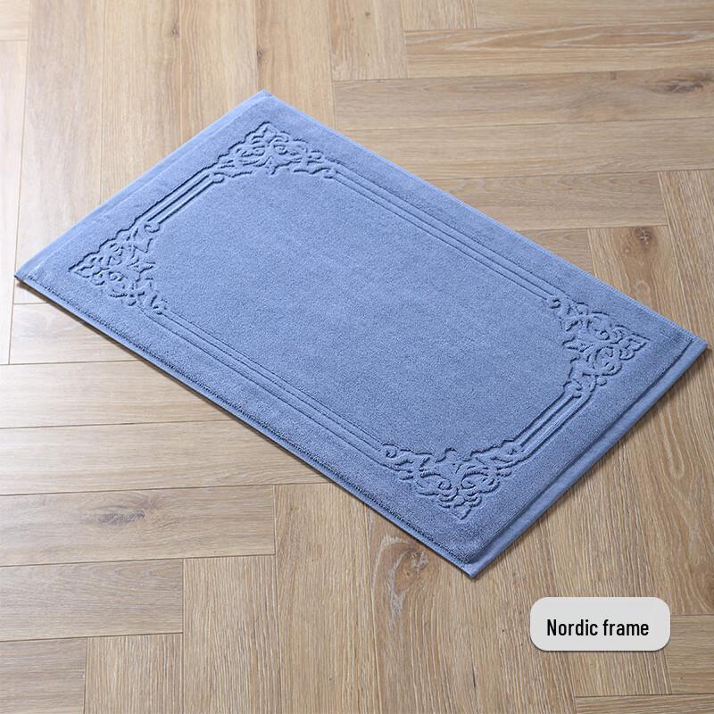 Впитывающий хлопковый коврик для ванной Jingxiang (70x45cm)