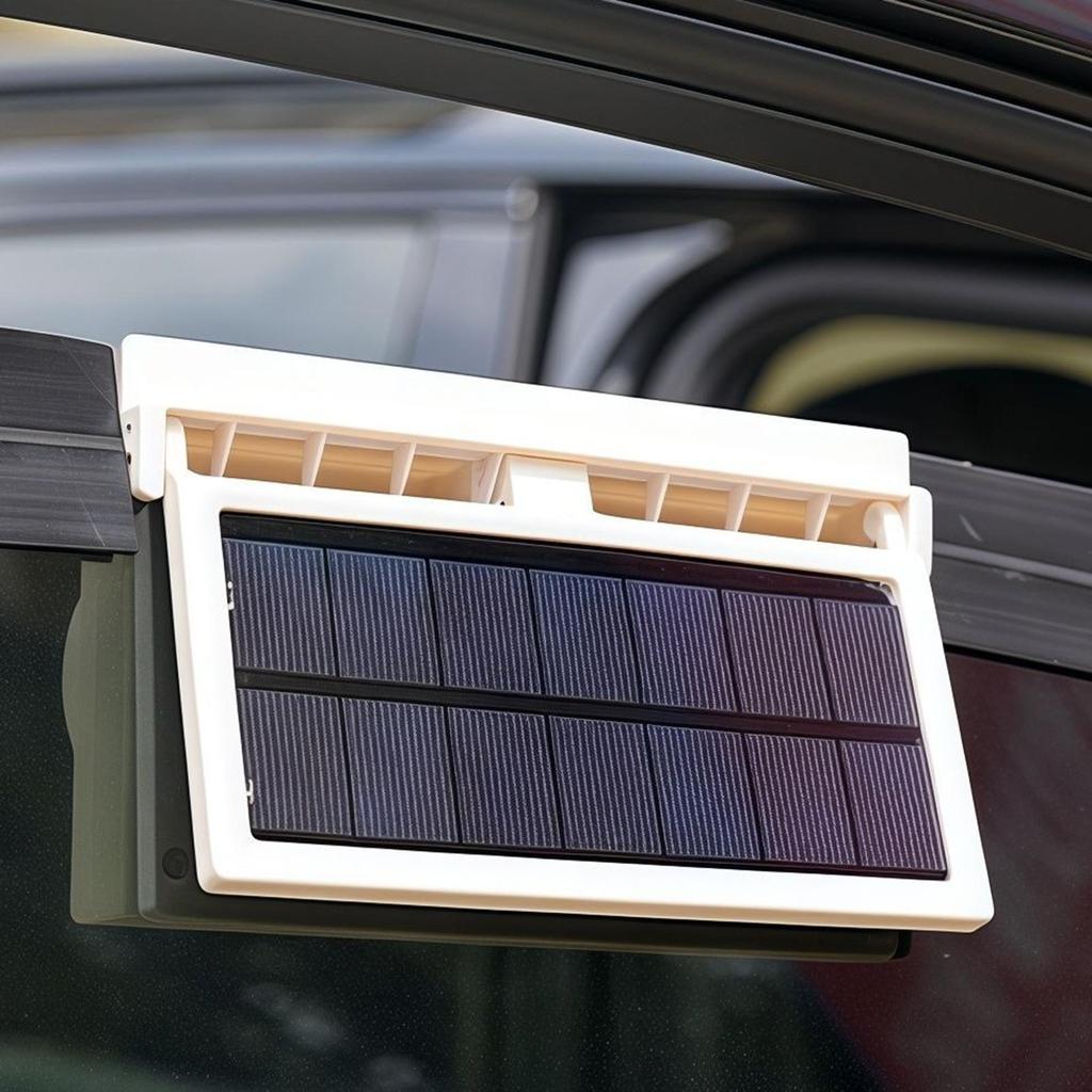 Solar Powered Fan for Car Solar Energy Cooling Window Fan Cooler Ventilation System Effective Vehicle Air Purifier for Lovers