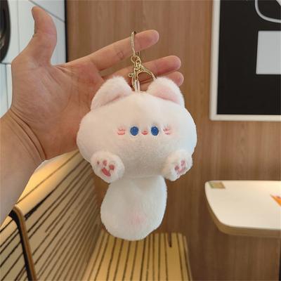 Kawaii Мягкая игрушка-животное Маленькая кошечка Брелок Плюшевая сумка Автомобильный брелок-подвеска DIY Брелок Детские мягкие игрушки-животные