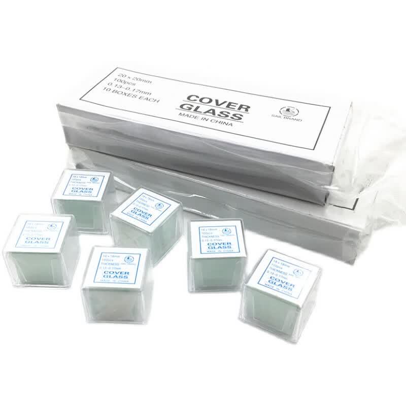 ZhongGe 20x20mm PVC Coverslips