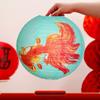 Paper DIY Painting Lantern Printed New Year Festival Paper Lantern New Chinese Paper Lantern
